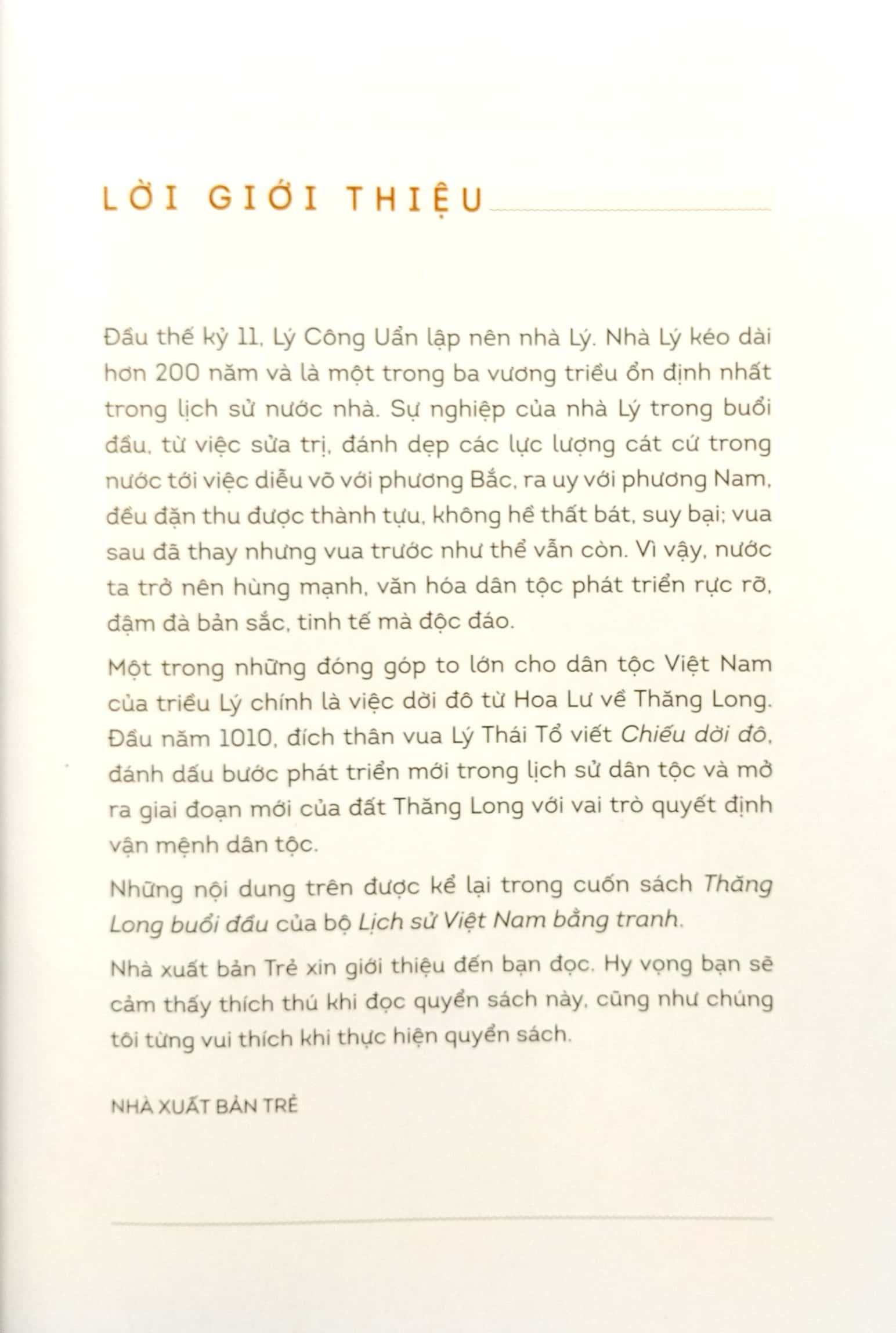 lịch sử việt nam bằng tranh - thăng long buổi đầu (bản màu) (tái bản 2023) - Ảnh 3