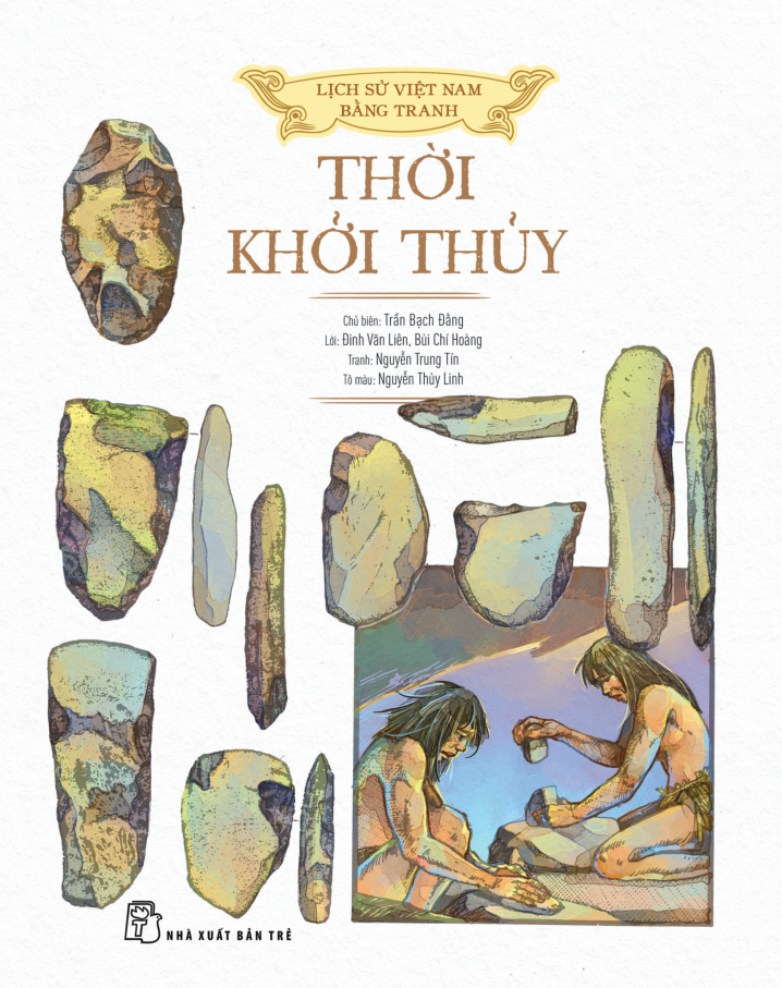 lịch sử việt nam bằng tranh - thời khởi thủy - bản màu - bìa cứng - Ảnh 2