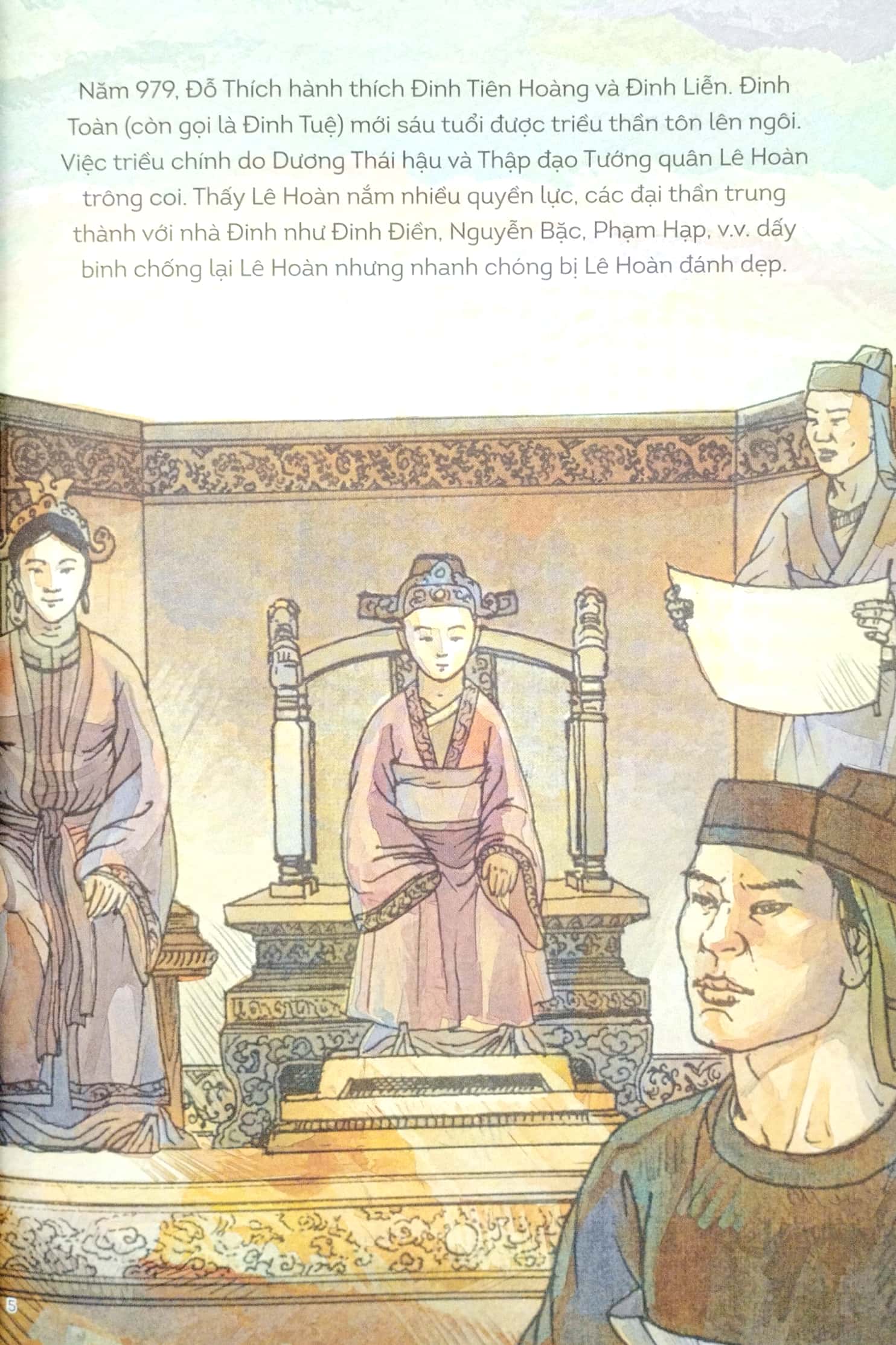 lịch sử việt nam bằng tranh - vua lê đại hành (bản màu) (tái bản 2023) - Ảnh 4