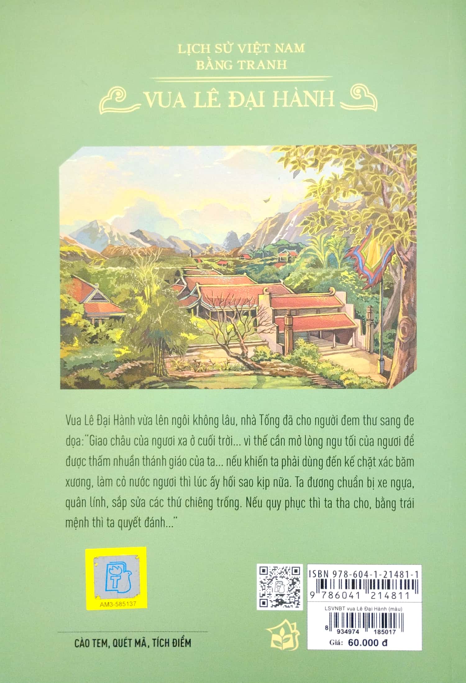 lịch sử việt nam bằng tranh - vua lê đại hành (bản màu) (tái bản 2023) - Ảnh 6