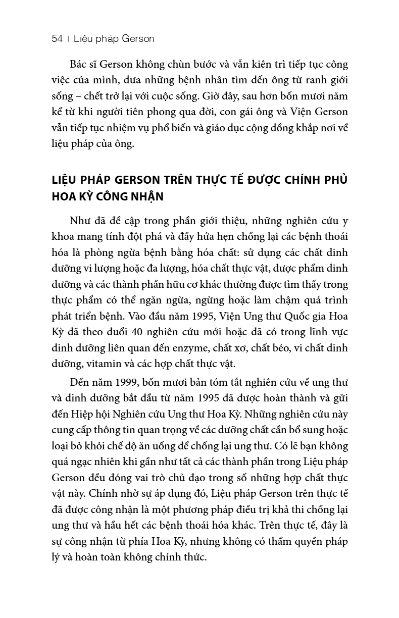 Liệu Pháp Gerson - Chương Trình Dinh Dưỡng Dành Cho Bệnh Nhân Ung Thư Và Các Căn Bệnh Khác - Ảnh 9