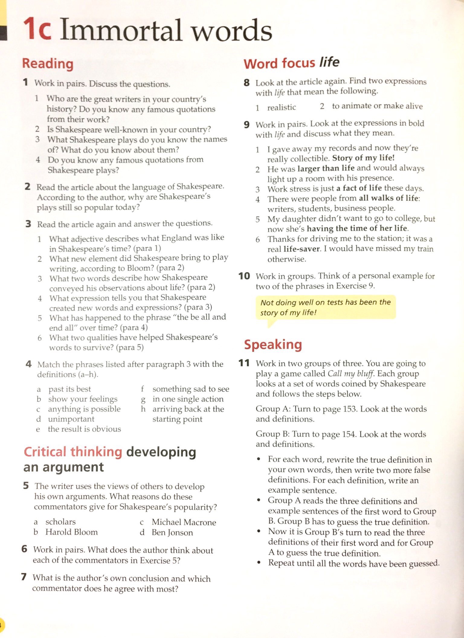 life 6: student book/online workbook - Ảnh 8