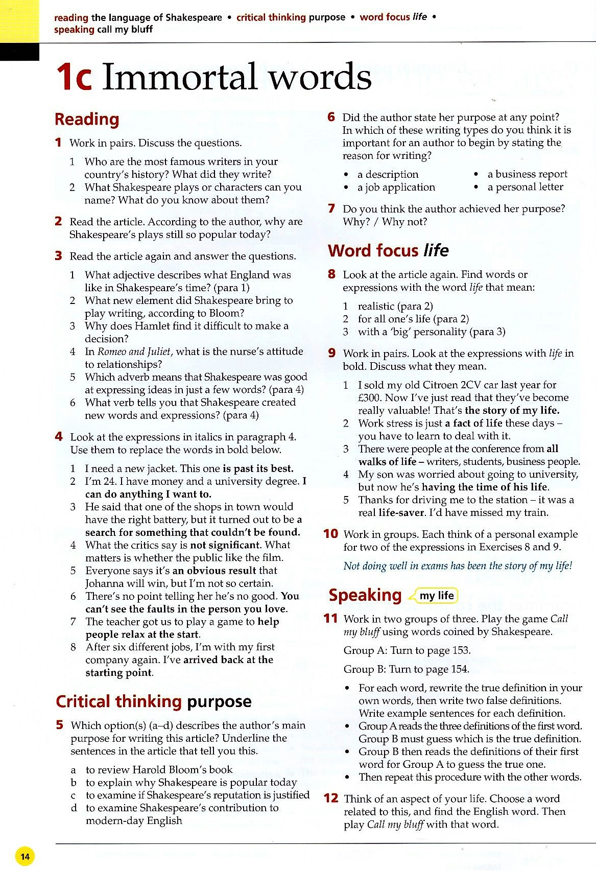 life bre advanced student's book with app code + my life online resource pack - Ảnh 6