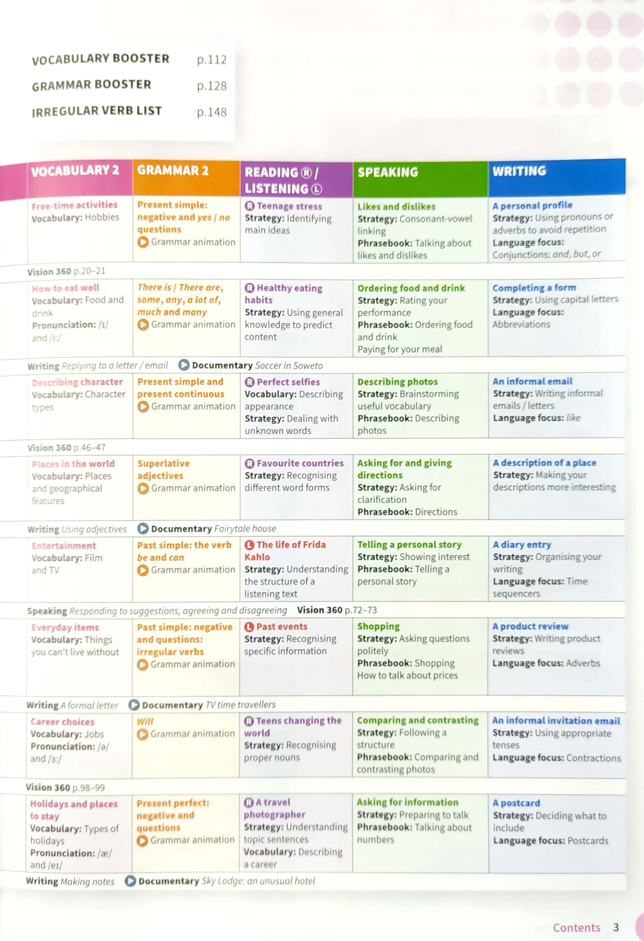 life vision student book with online practice a1/a2 elementary - Ảnh 4