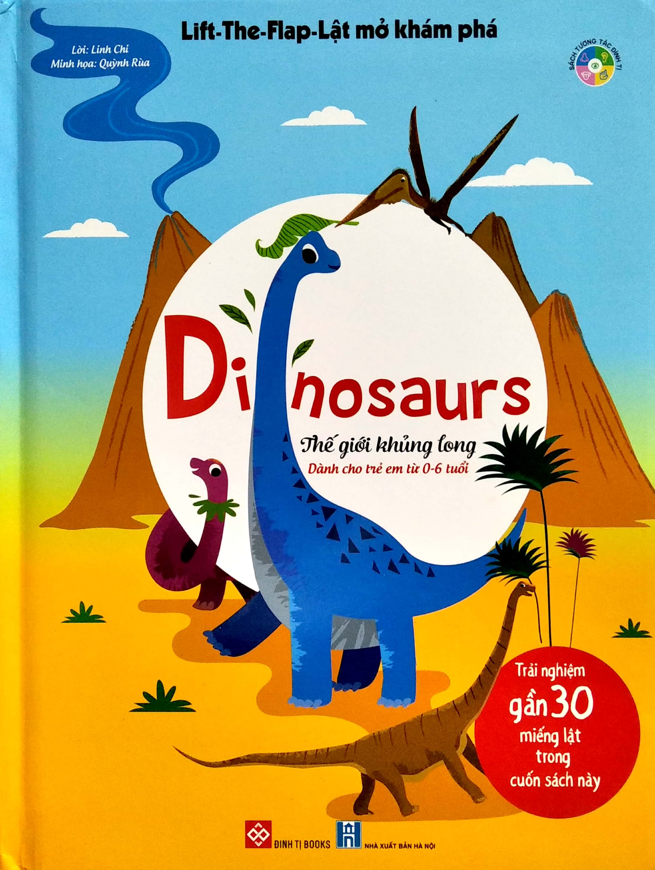 lift-the-flap - lật mở khám phá - dinosaurs - thế giới khủng long - Ảnh 3