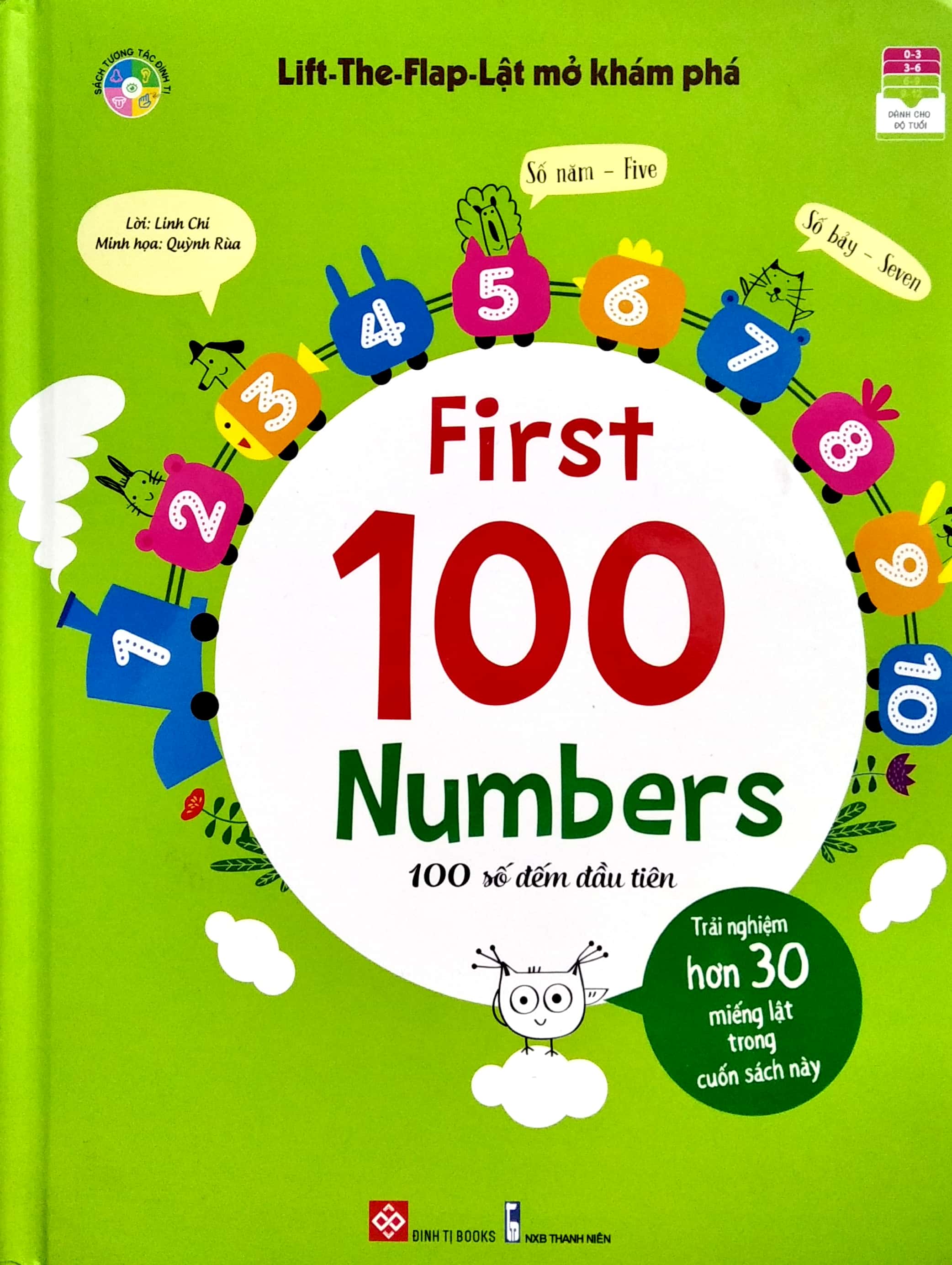 lift-the-flap-lật mở khám phá - first 100 numbers - 100 số đếm đầu tiên - Ảnh 6