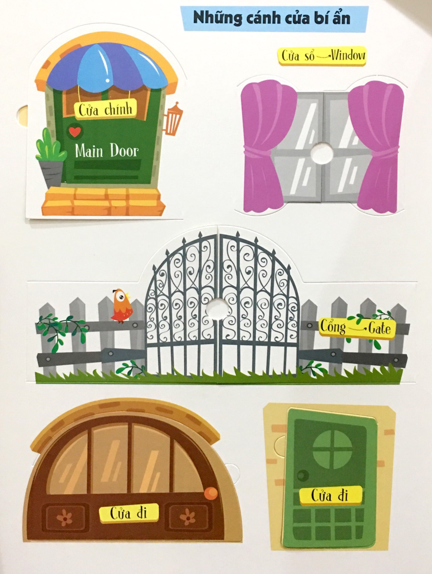 lift - the - flap - lật mở khám phá - first 100 word - 100 từ đầu tiên về thế giới quanh em (tái bản 2018) - Ảnh 5