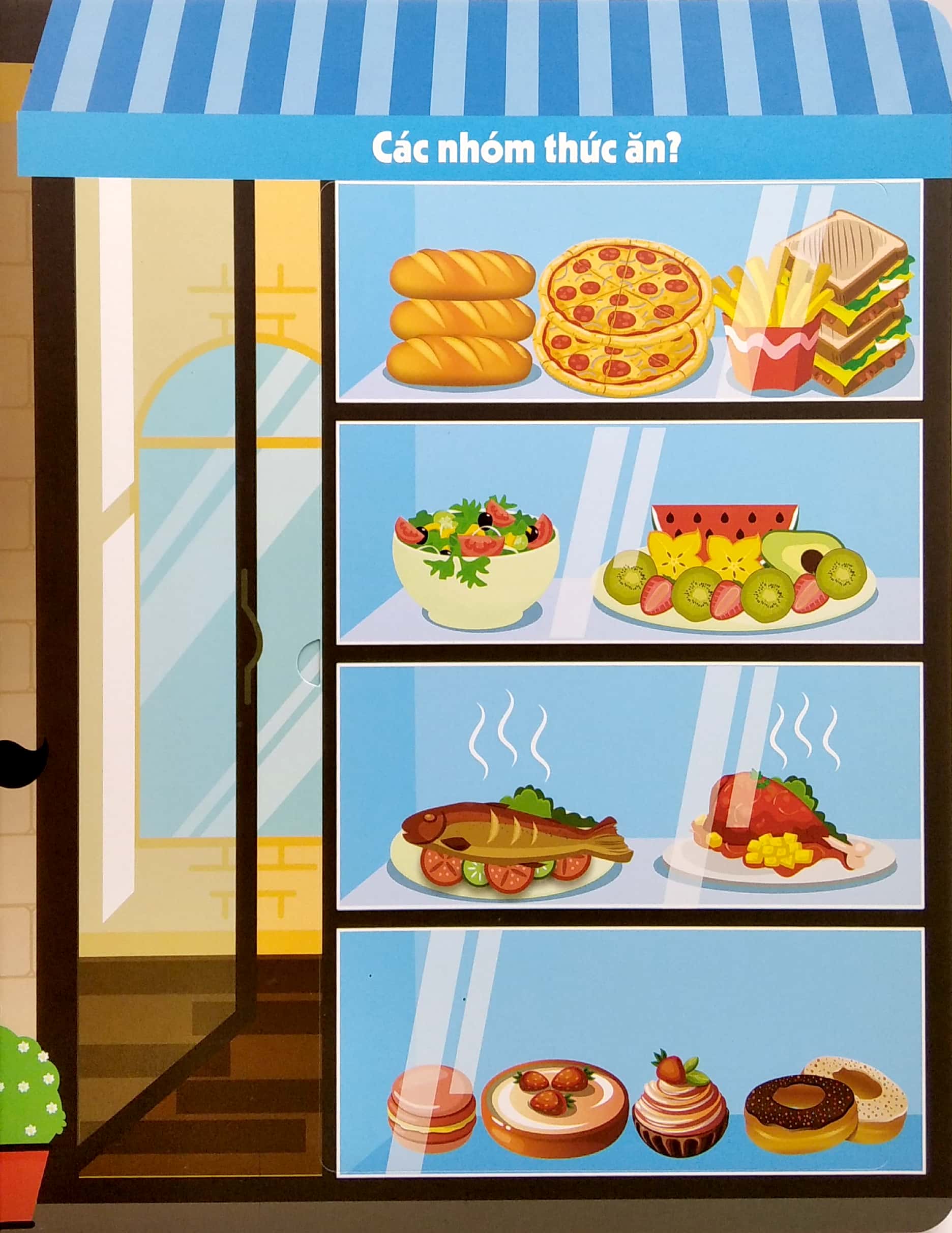 lift-the-flap - lật mở khám phá - food - thức ăn - Ảnh 4