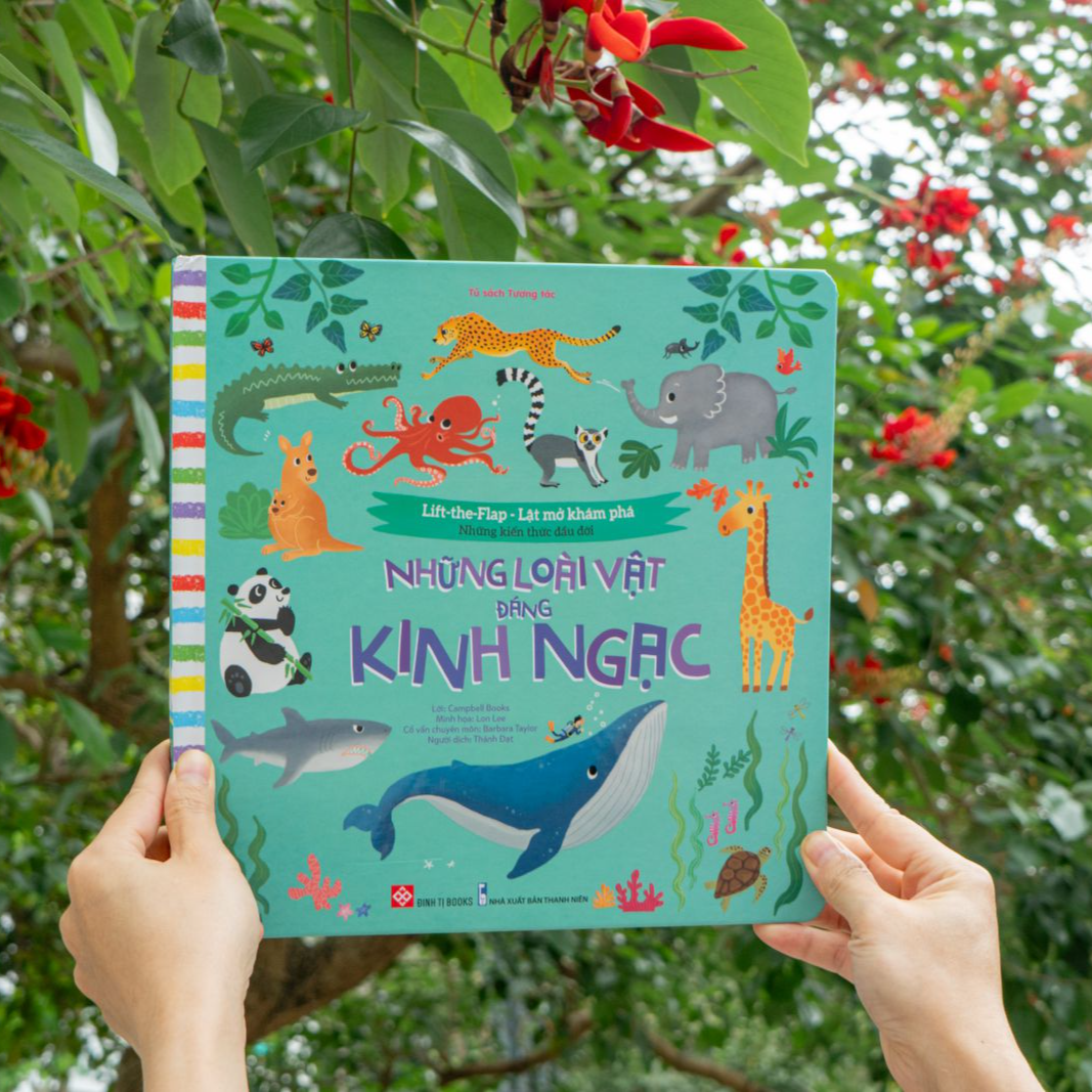 lift-the-flap - lật mở khám phá - những kiến thức đầu đời - những loài vật đáng kinh ngạc - Ảnh 2