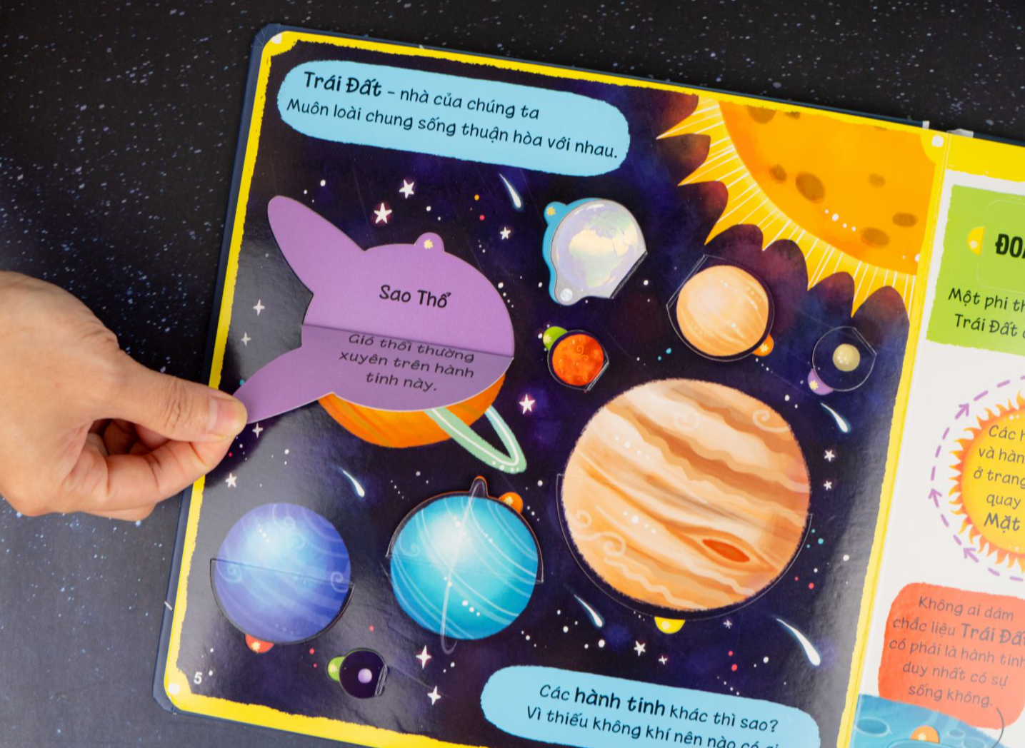 lift-the-flap - lật mở khám phá - những kiến thức đầu đời - vũ trụ siêu đẳng - Ảnh 4