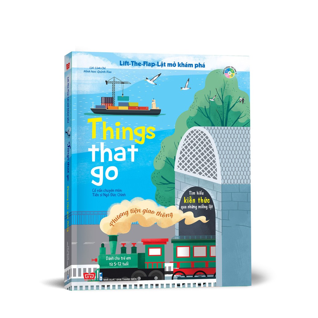 lift-the-flap - lật mở khám phá - things that go - phương tiện giao thông - Ảnh 3