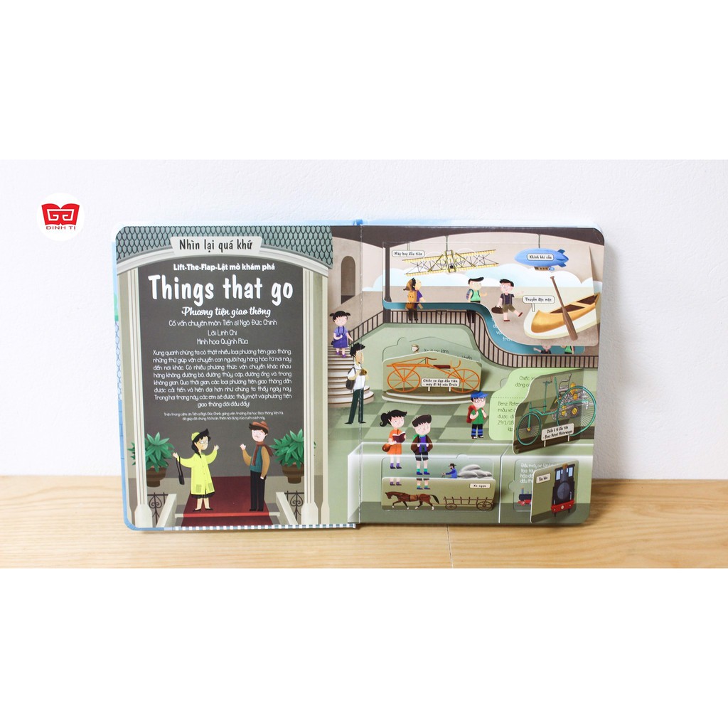 lift-the-flap - lật mở khám phá - things that go - phương tiện giao thông - Ảnh 4