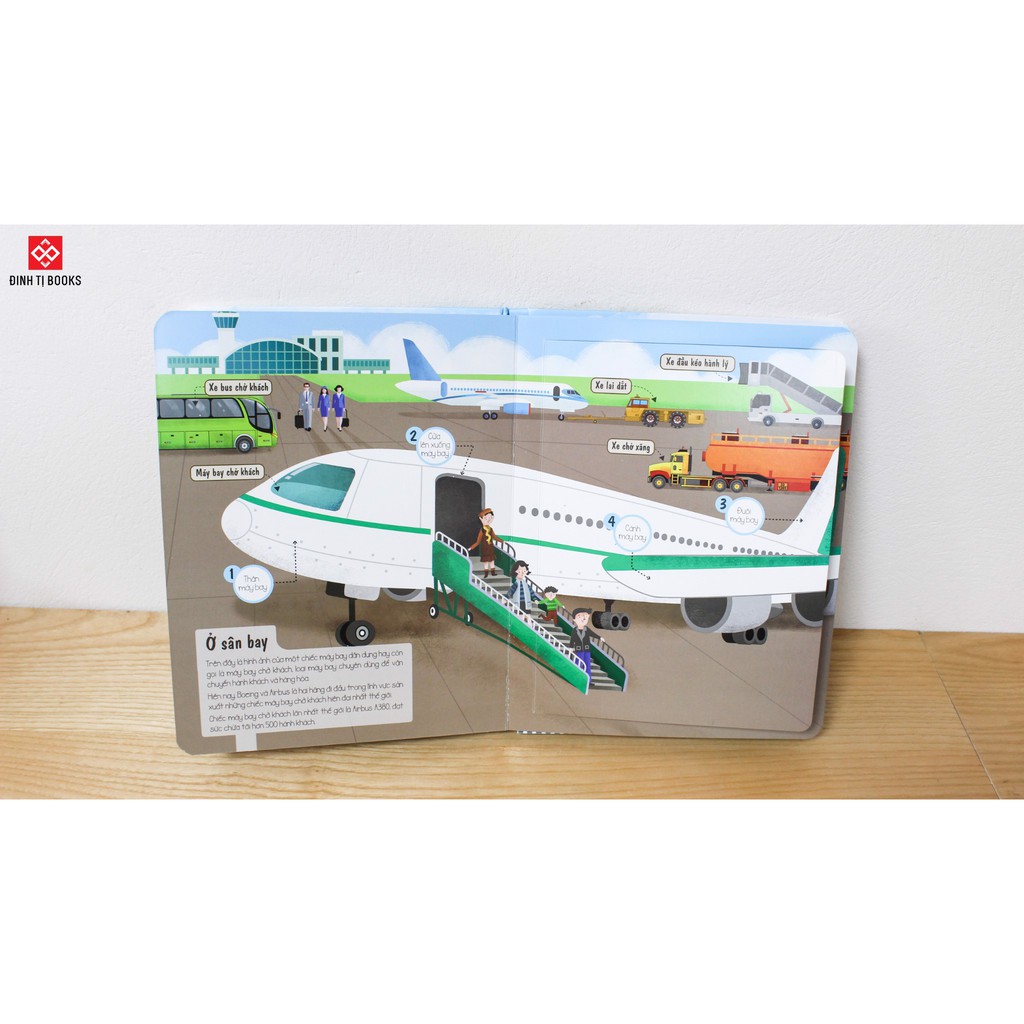 lift-the-flap - lật mở khám phá - things that go - phương tiện giao thông - Ảnh 6