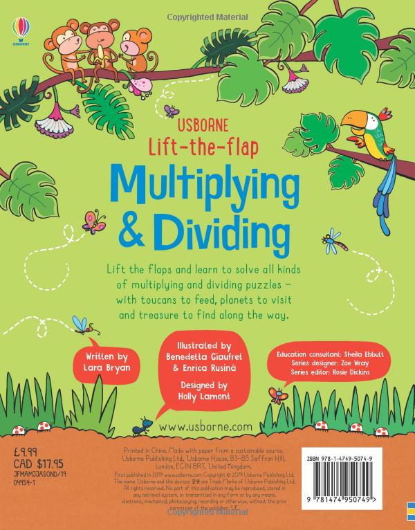 lift the flap multiplying and dividing - Ảnh 4