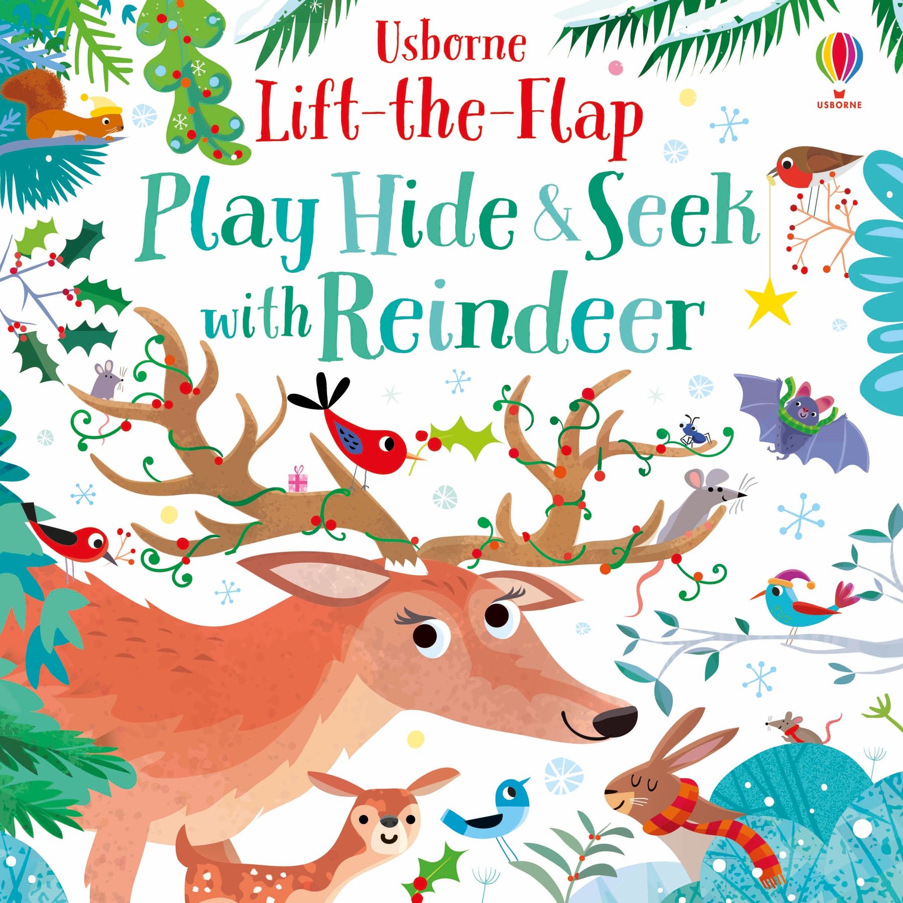lift-the-flap play hide & seek with reindeer - Ảnh 2