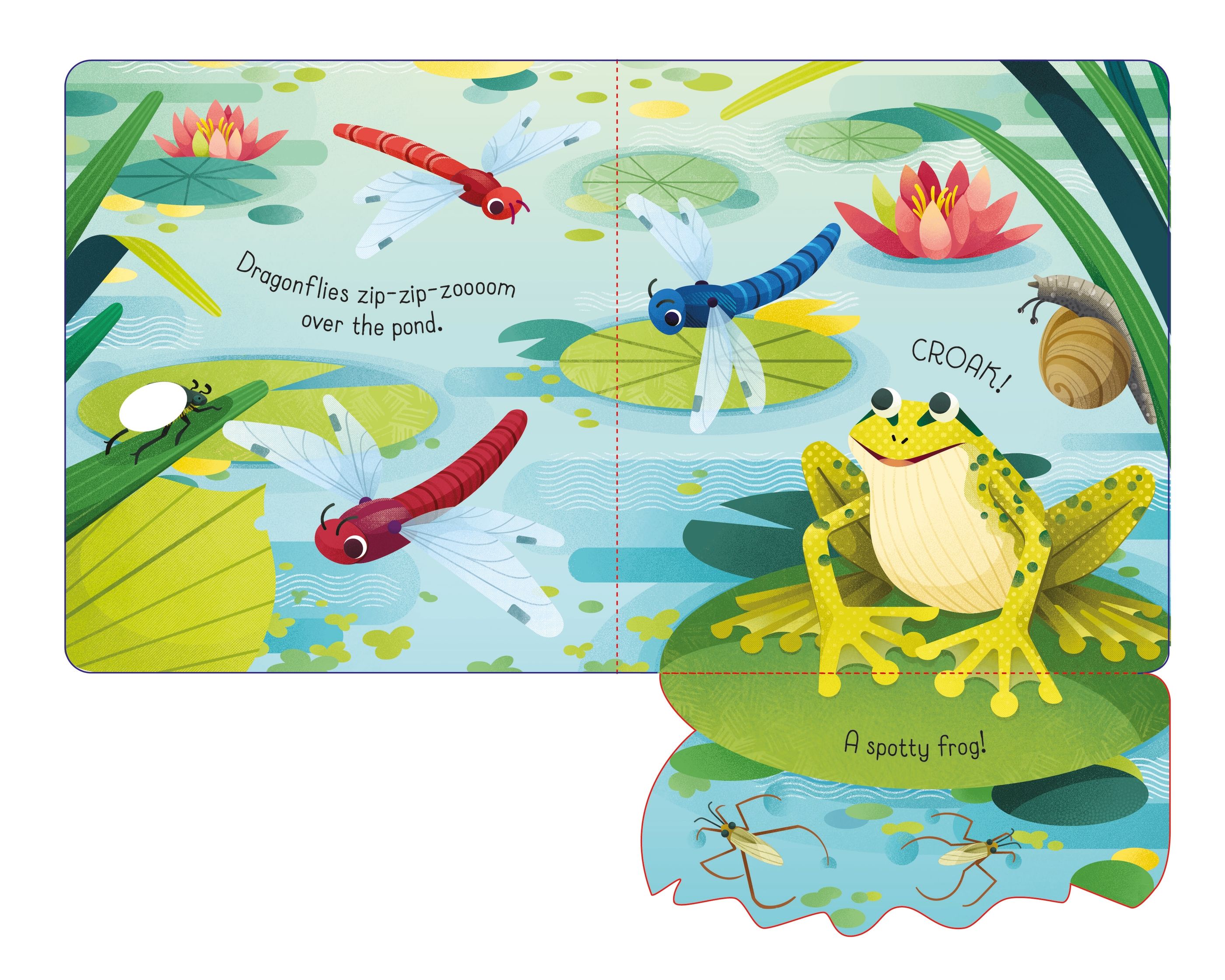 lift the flap spotty frog - Ảnh 3