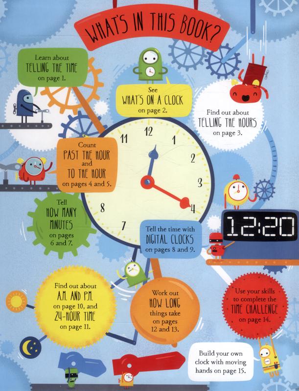 lift-the-flap telling the time - Ảnh 2