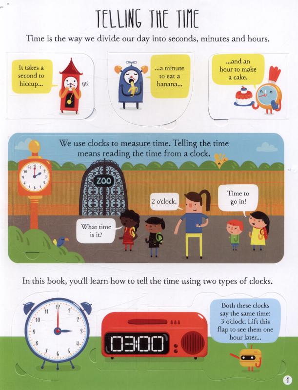 lift-the-flap telling the time - Ảnh 3