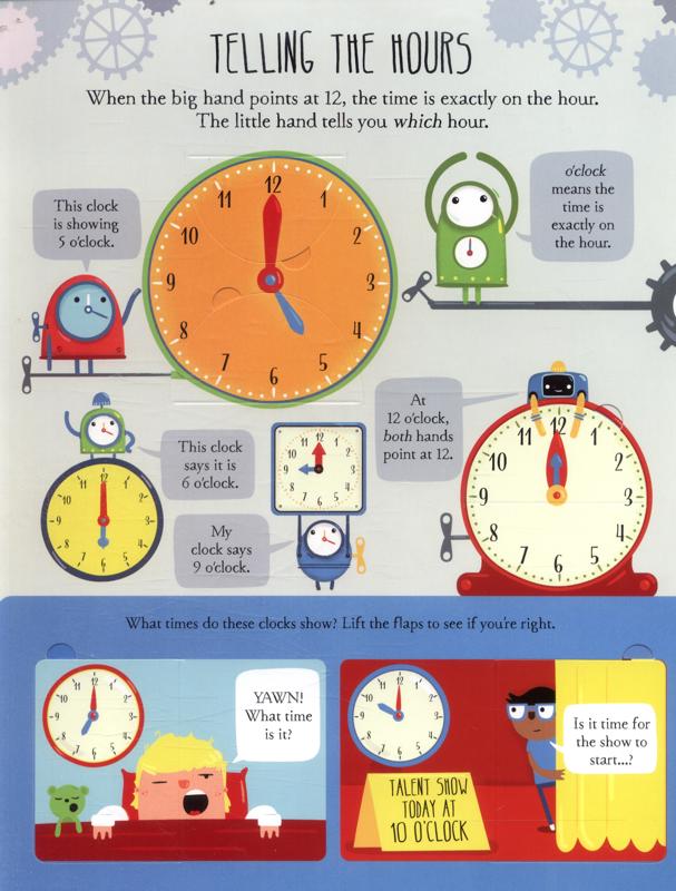 lift-the-flap telling the time - Ảnh 4