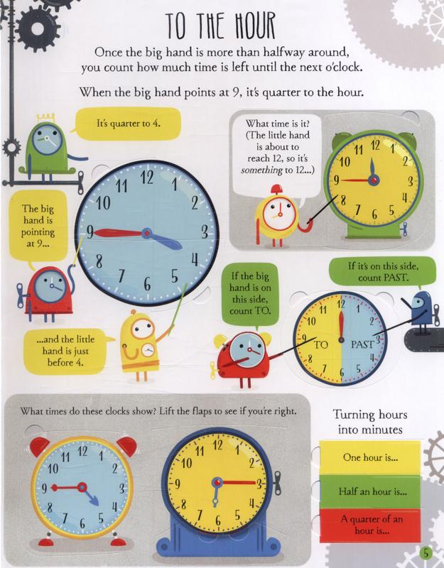 lift-the-flap telling the time - Ảnh 5