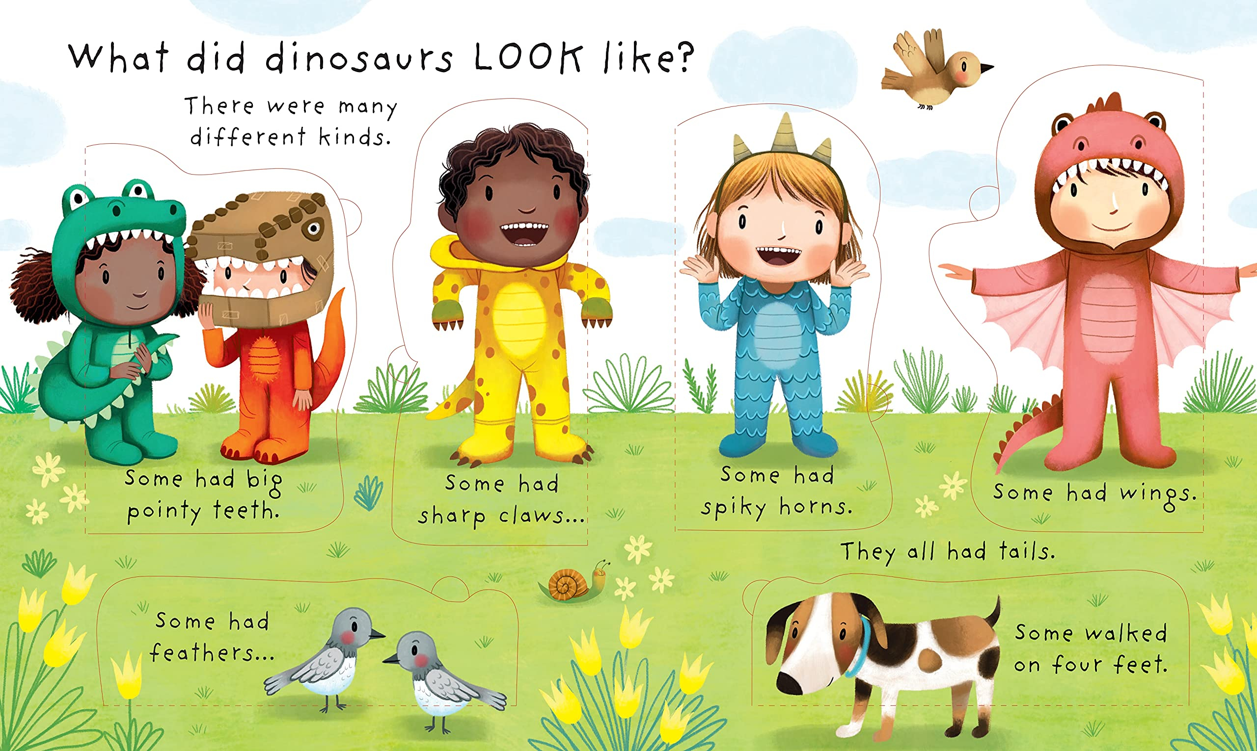 lift-the-flap very first questions and answers are dinosaurs real? - Ảnh 3