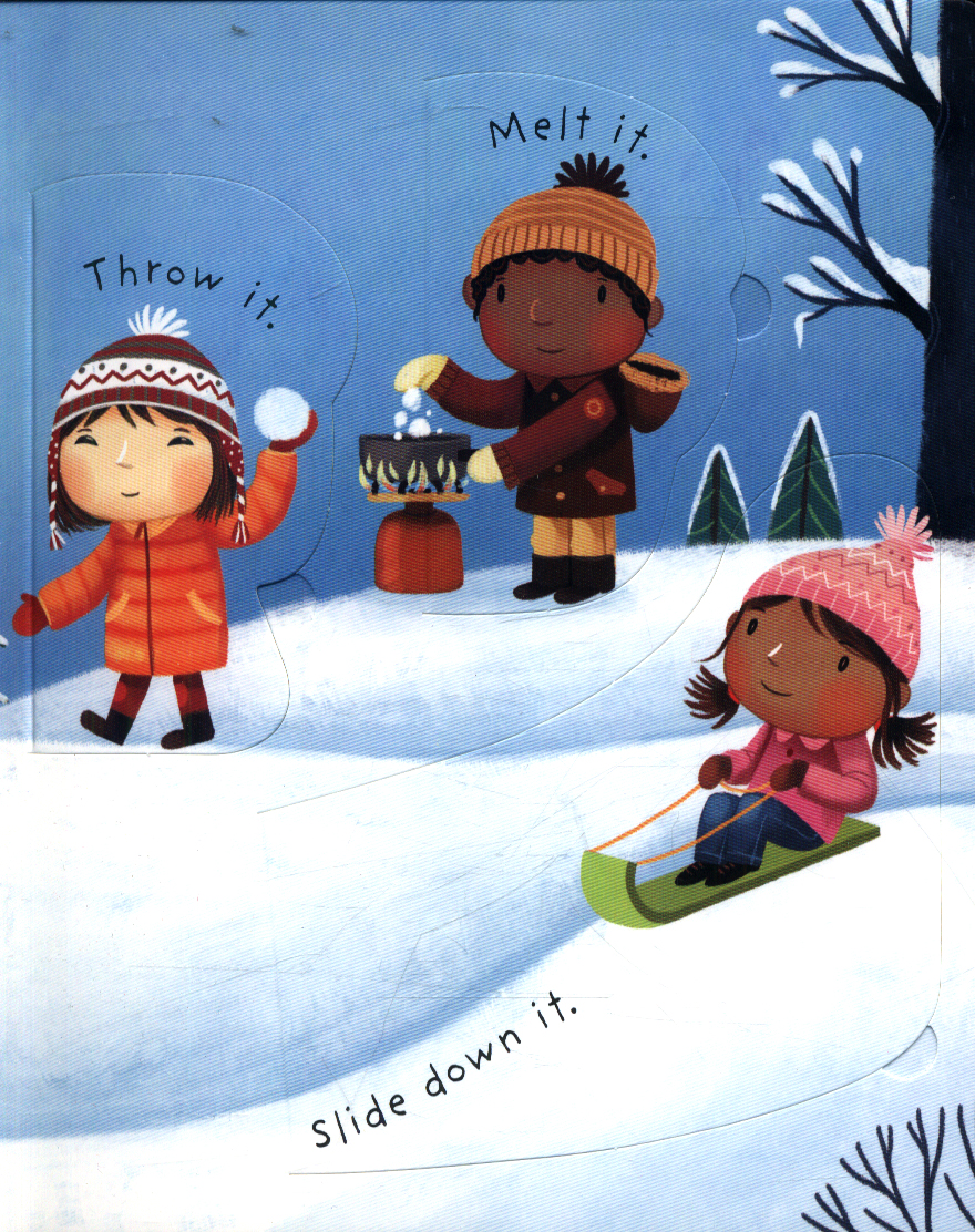 lift-the-flap very first questions and answers: what is snow? - Ảnh 5