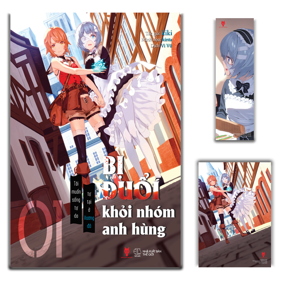 [light novel] bị đuổi khỏi nhóm anh hùng, tôi muốn sống tự do tự tại ở vương đô - tặng kèm bookmark + postcard - Ảnh 2