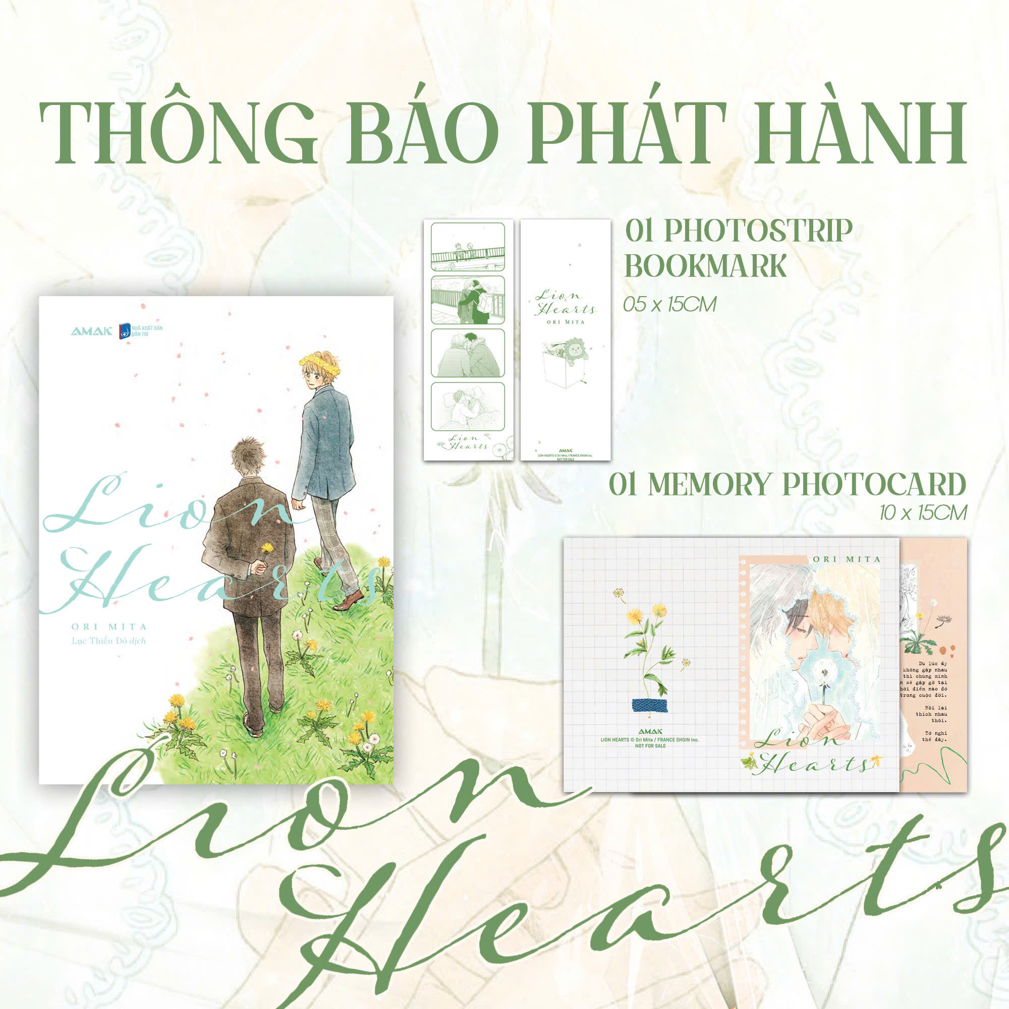 Lion Hearts - Tặng Kèm Photostrip Bookmark + Memory Photocard - Ảnh 2