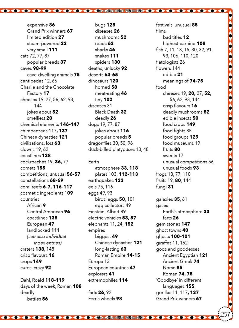 lists for curious kids: 263 fun, fascinating and fact-filled lists - Ảnh 4