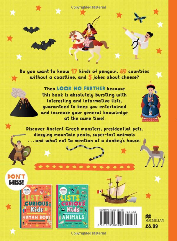 lists for curious kids: 263 fun, fascinating and fact-filled lists - Ảnh 8