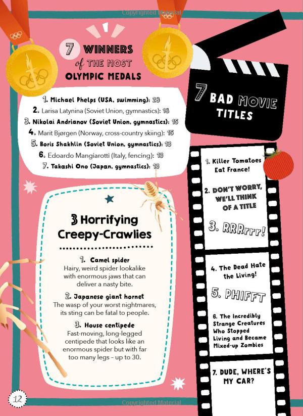 lists for curious kids: 263 fun, fascinating and fact-filled lists (curious lists) - Ảnh 11