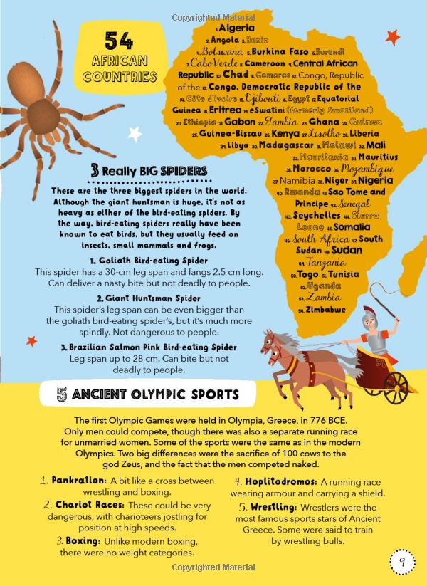 lists for curious kids: 263 fun, fascinating and fact-filled lists (curious lists) - Ảnh 8