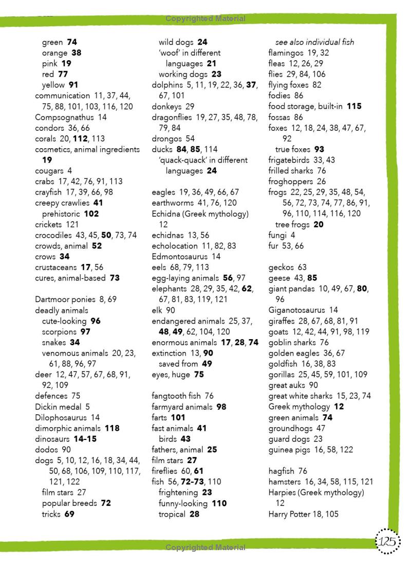 lists for curious kids - animals - Ảnh 11