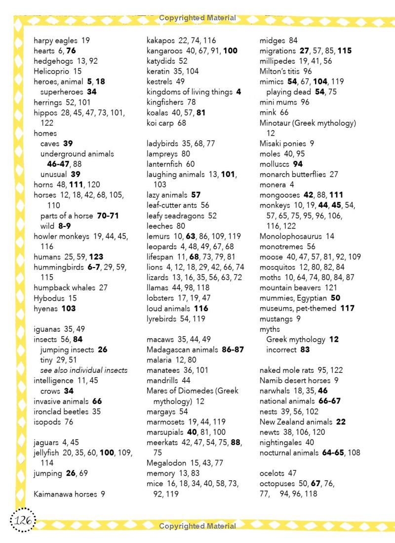 lists for curious kids - animals - Ảnh 12