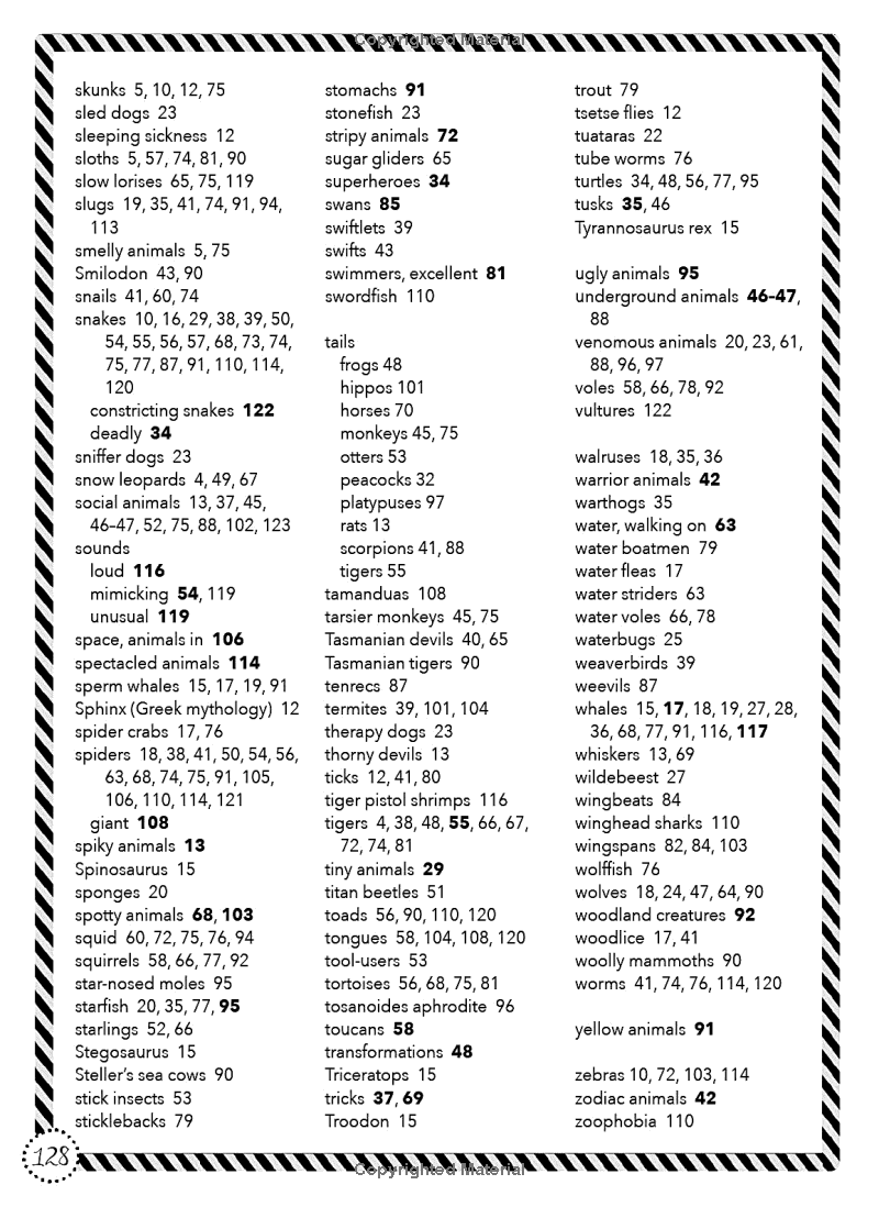 lists for curious kids - animals - Ảnh 14