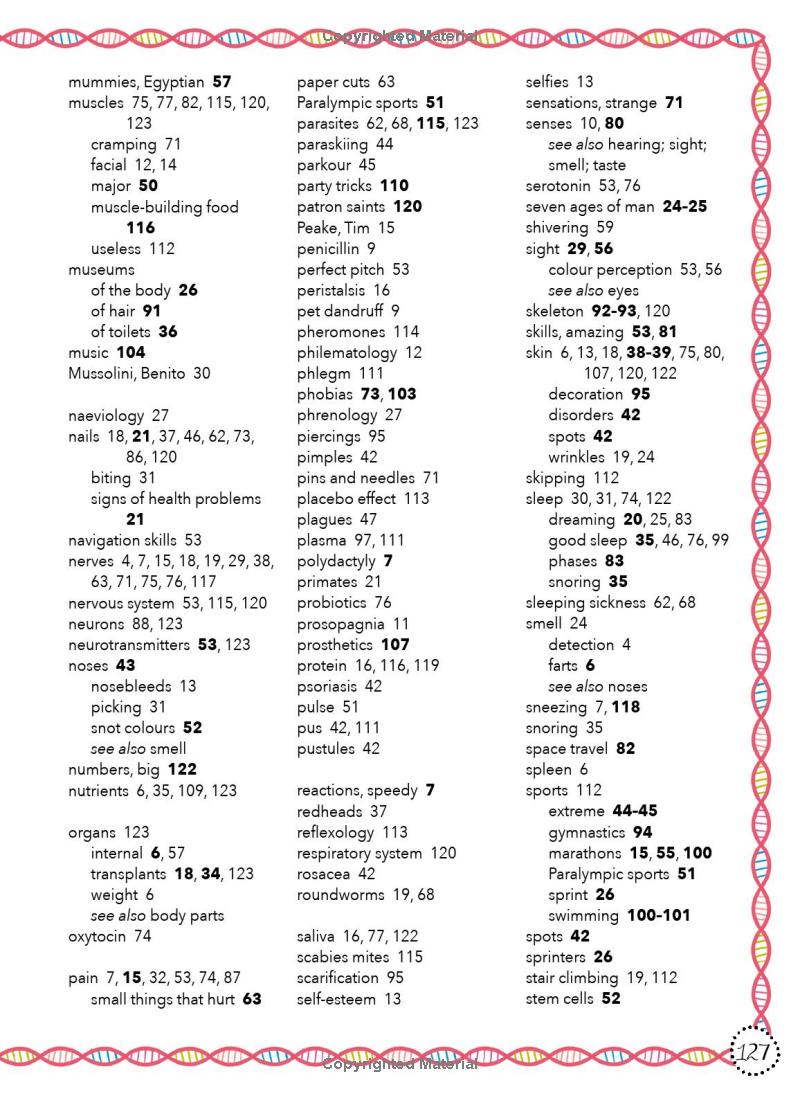 lists for curious kids - human body - Ảnh 13