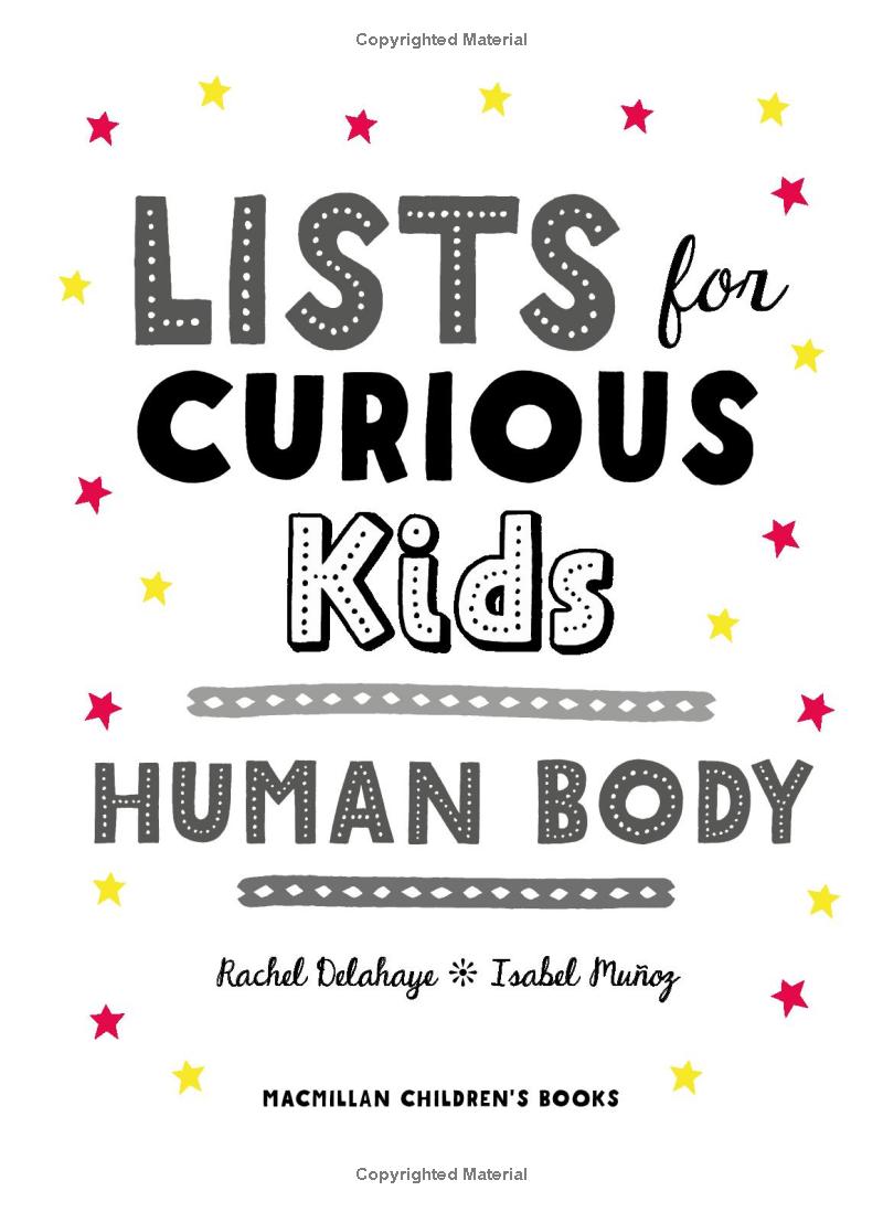 lists for curious kids - human body - Ảnh 3