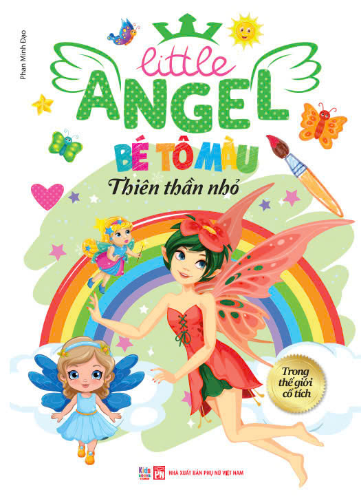 litte angel - bé tô màu thiên thần nhỏ - trong thế giới cổ tích - Ảnh 2