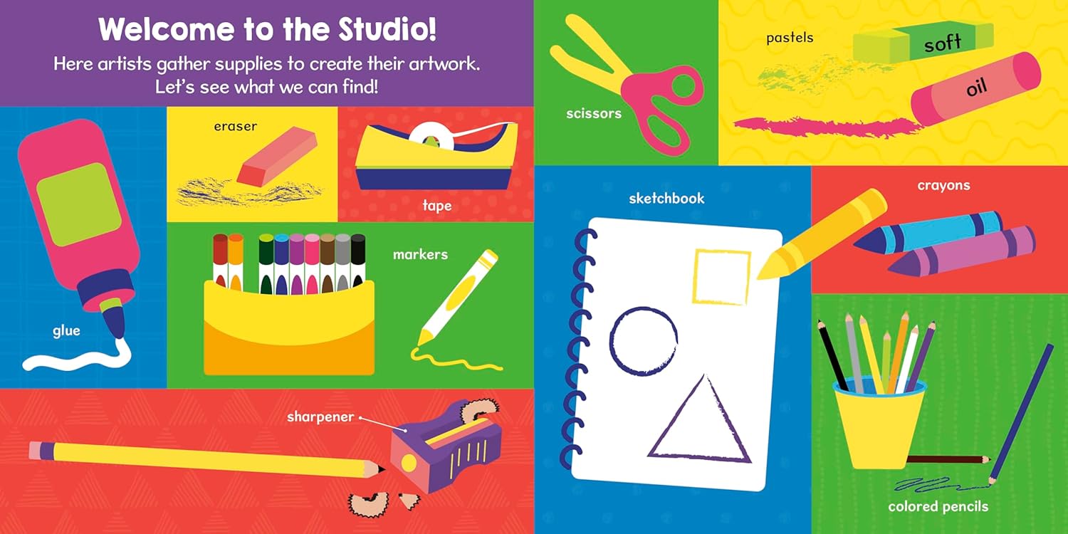 little artist's first 100 words - Ảnh 3