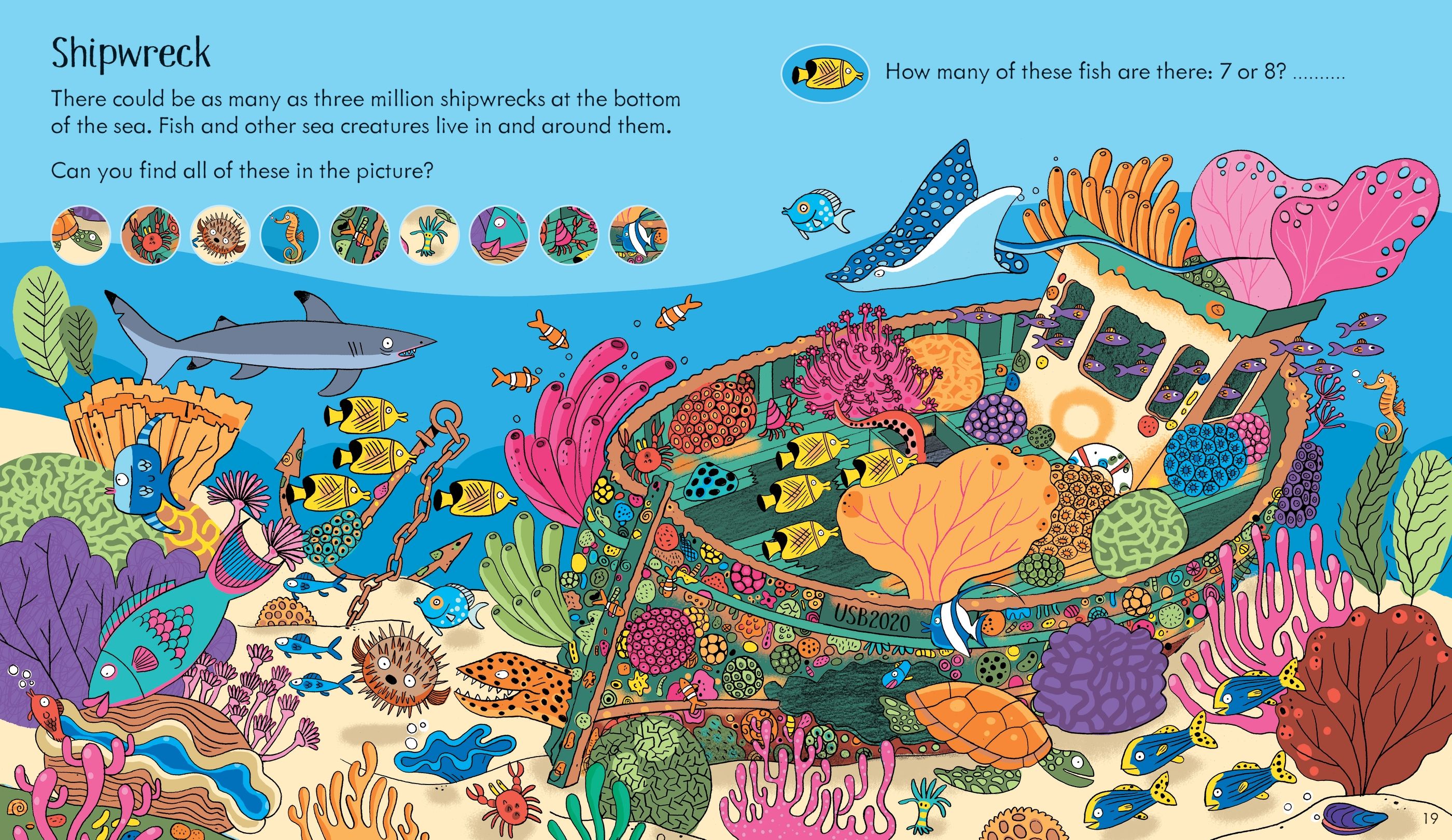 little children's under the sea activity book - Ảnh 5