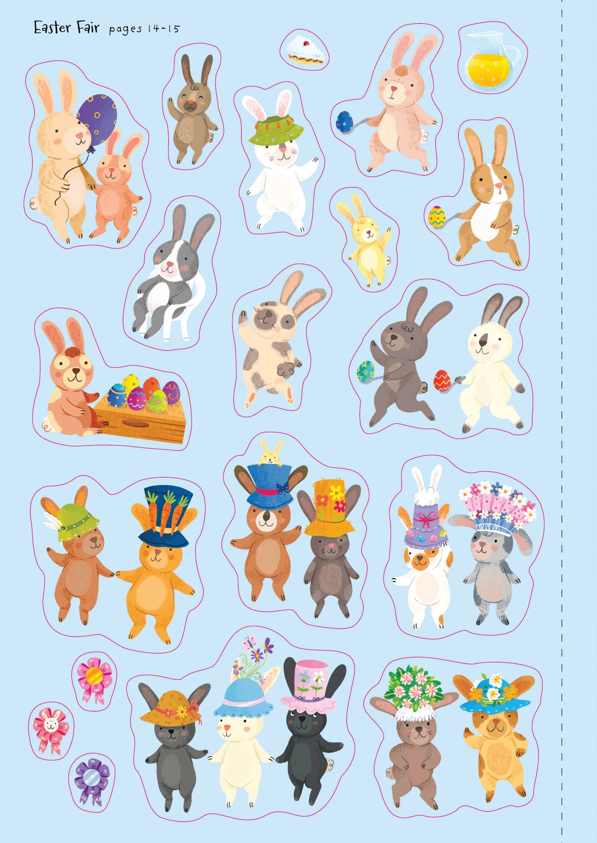 little first stickers bunnies - Ảnh 6