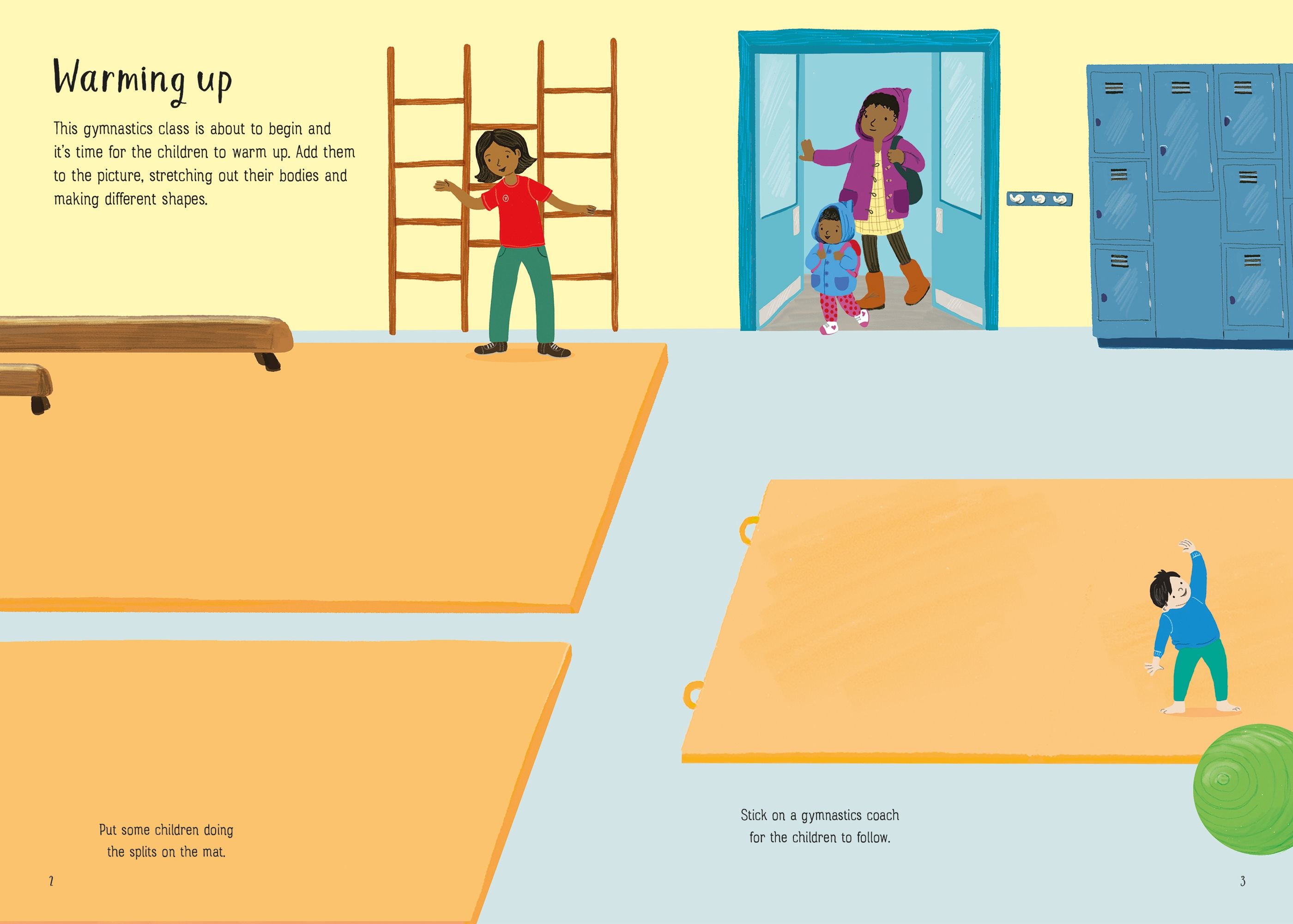 little first stickers gymnastics - Ảnh 4