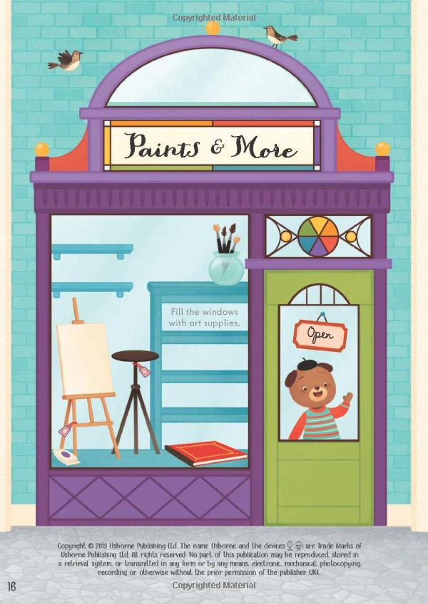 little first stickers shops (little sticker books) - Ảnh 4