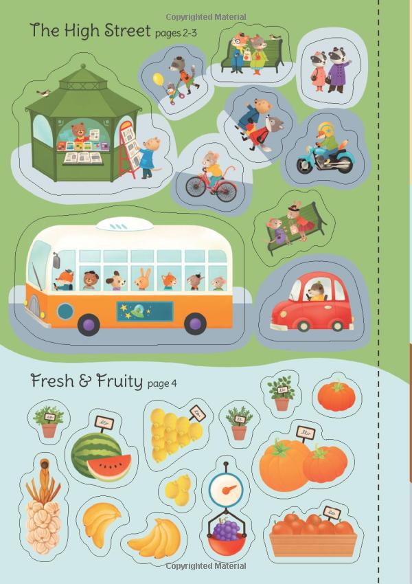 little first stickers shops (little sticker books) - Ảnh 5