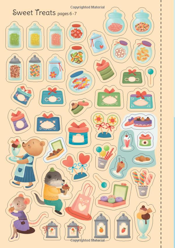 little first stickers shops (little sticker books) - Ảnh 7