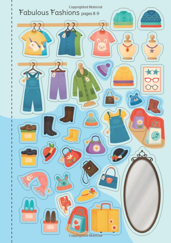 little first stickers shops (little sticker books) - Ảnh 8