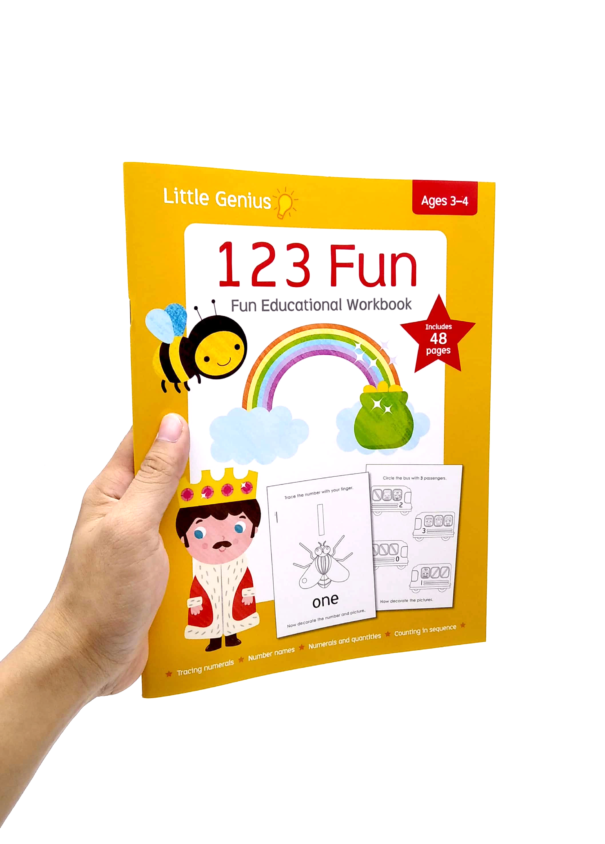 little genius: 123 fun - fun educational workbook - Ảnh 7
