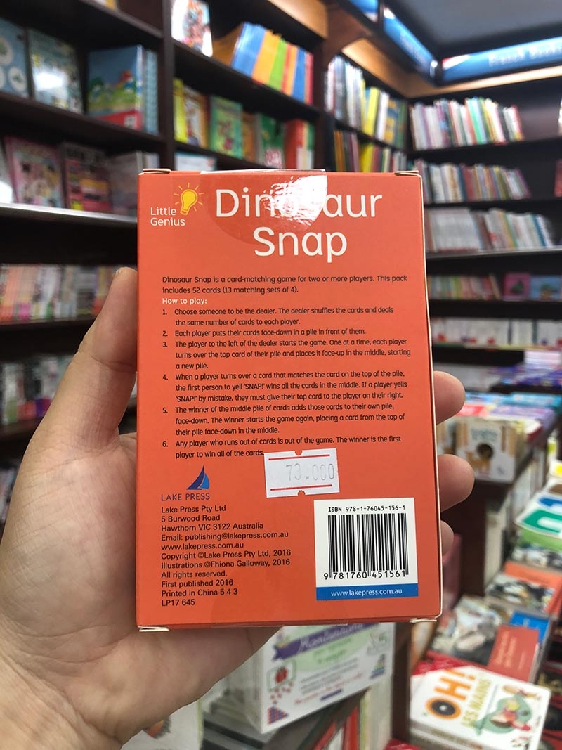 little genius card dino snap - Ảnh 3