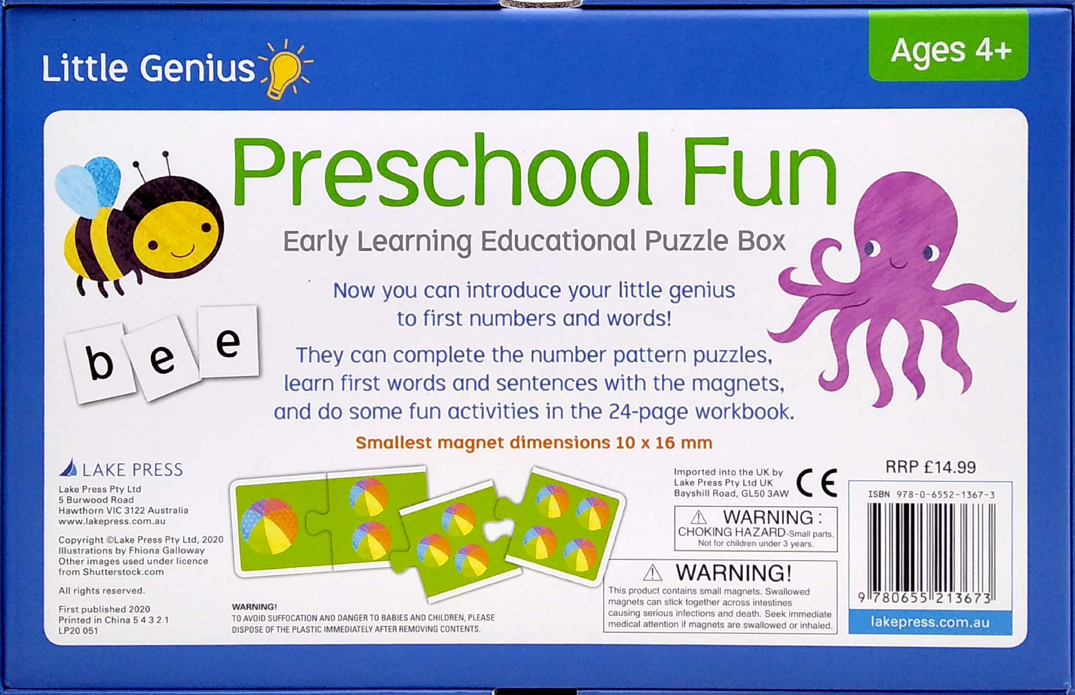 little genius: preschool fun early learning educational puzzle box - Ảnh 9