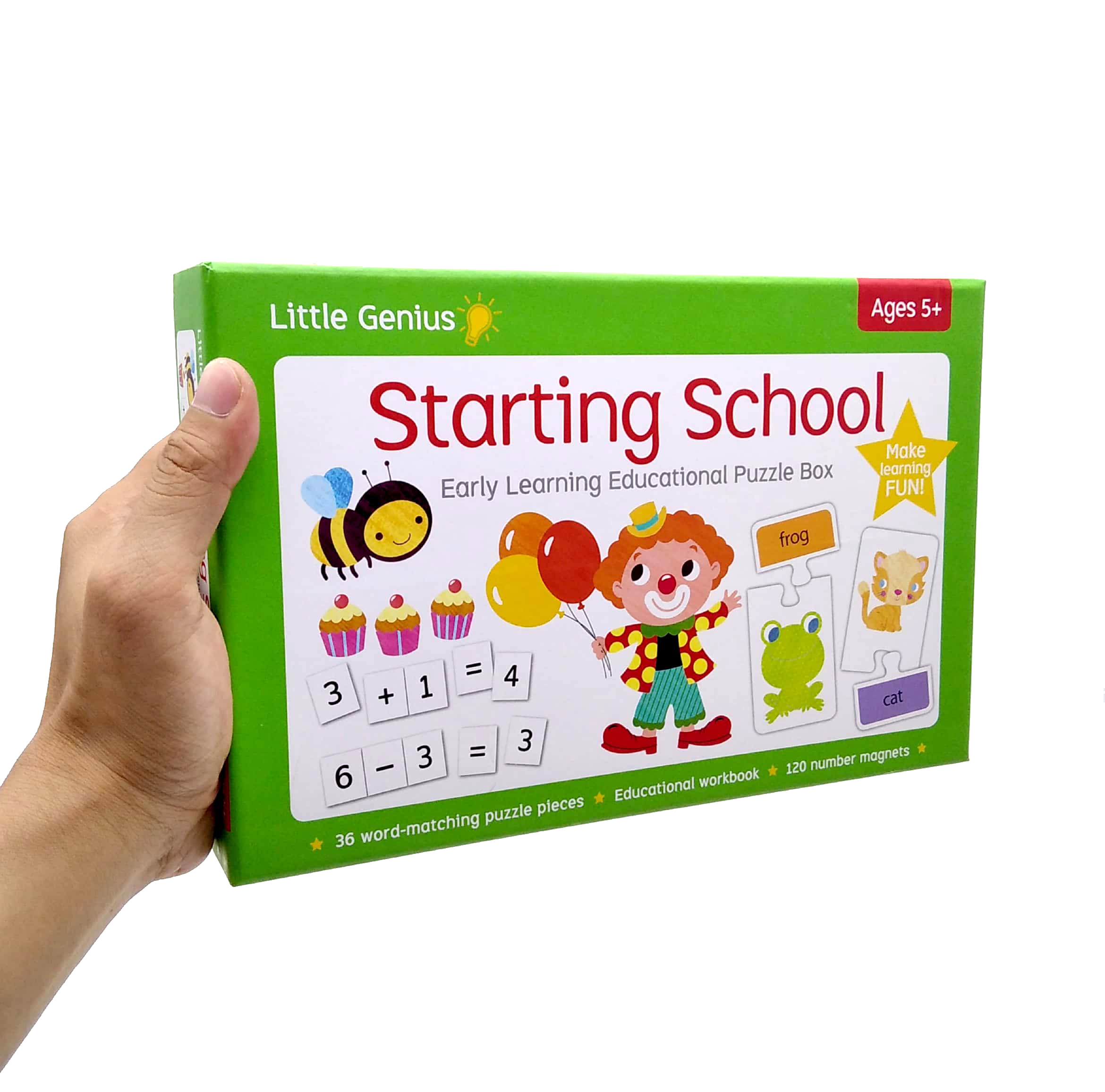 little genius: starting school early learning educational puzzle box - Ảnh 8